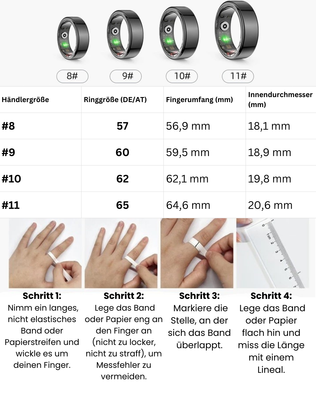 LunaSense™ – KI-Ring für Gesundheit & Balance