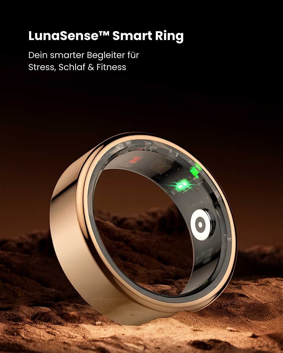 LunaSense™ – KI-Ring für Gesundheit & Balance