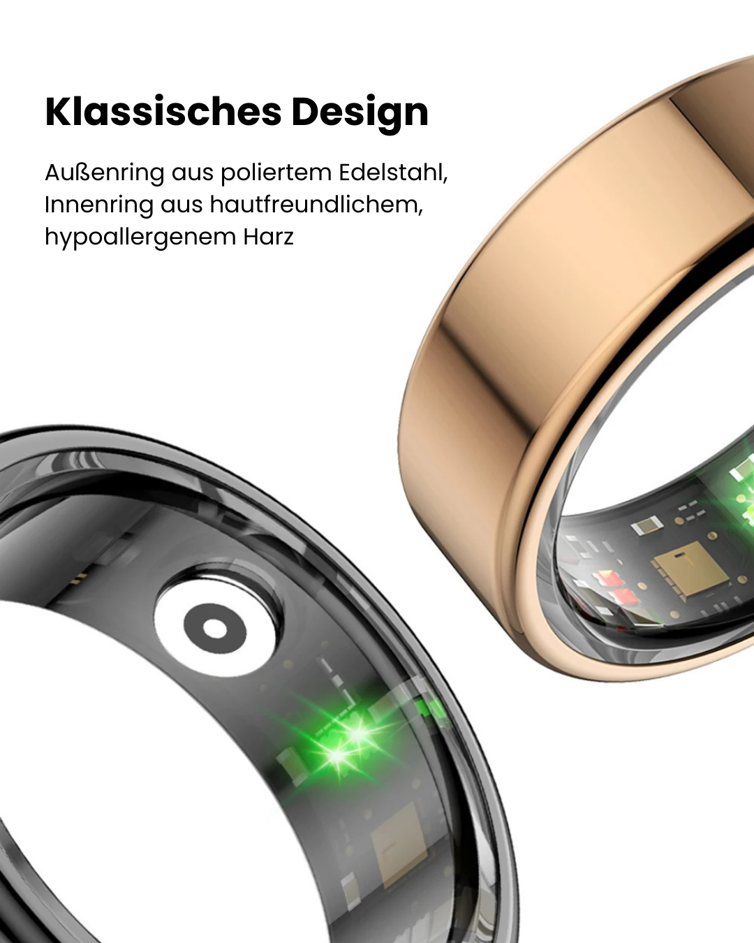 LunaSense™ – KI-Ring für Gesundheit & Balance