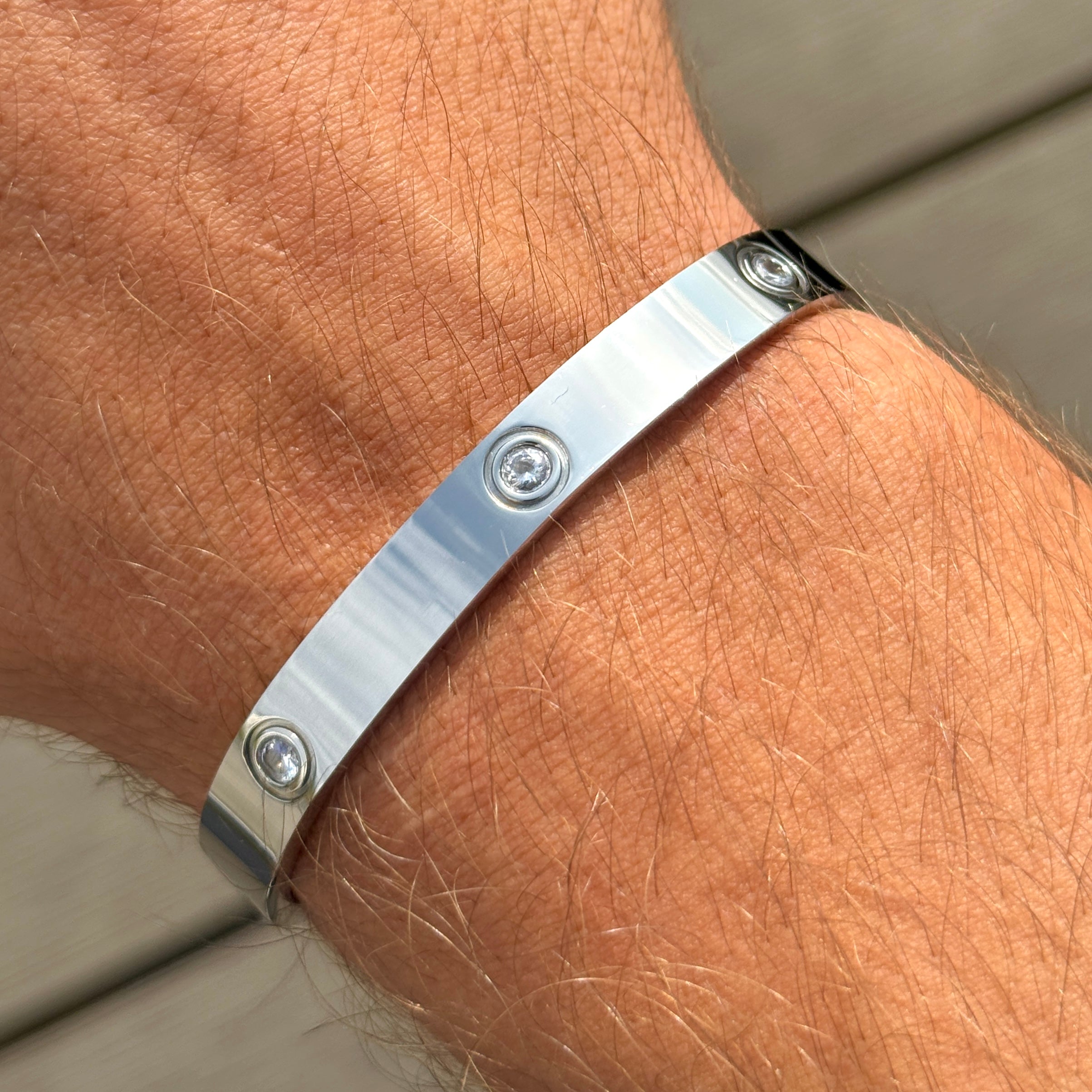 Trio-Manschette – Glänzend