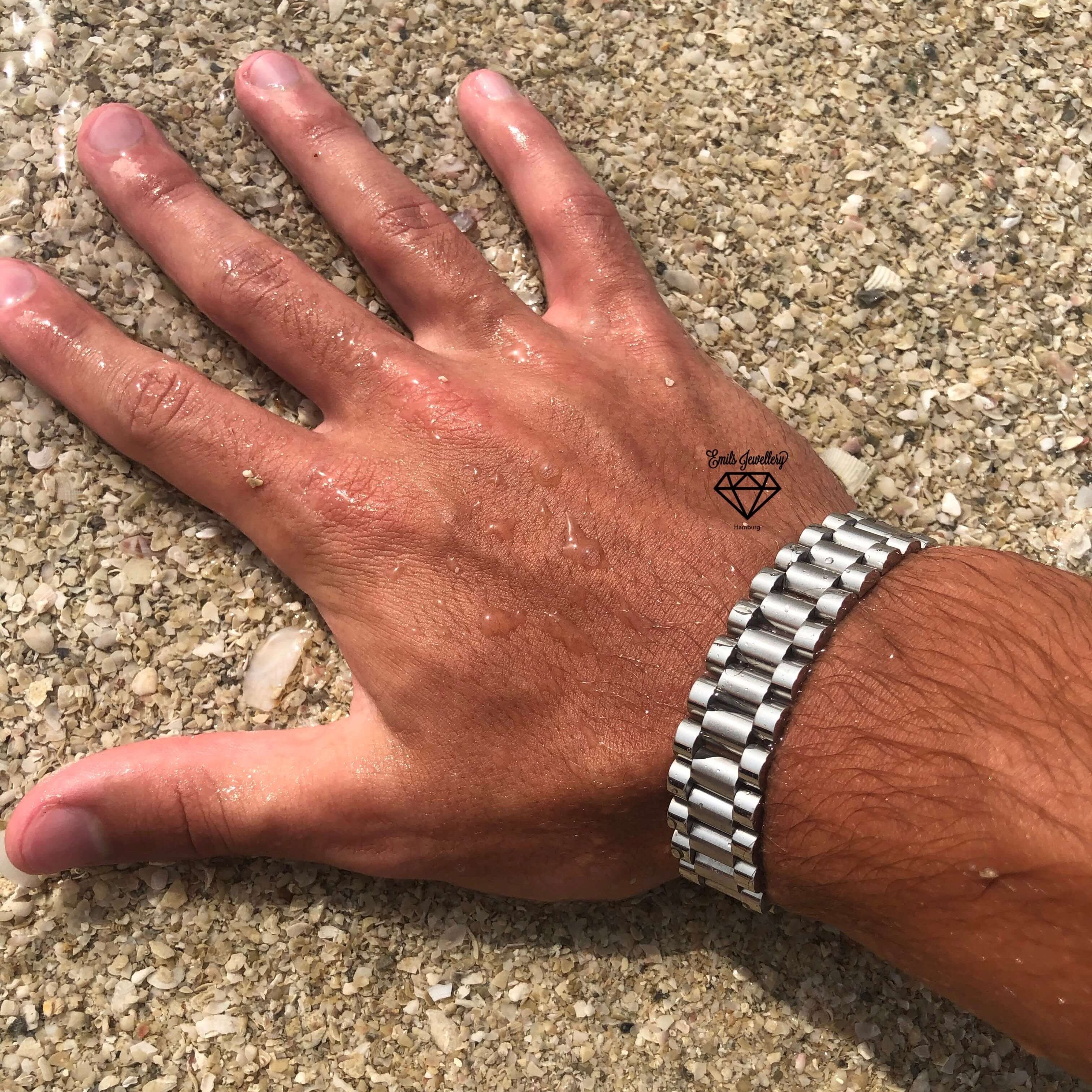 President-Armband – Edelstahl-Ausführung