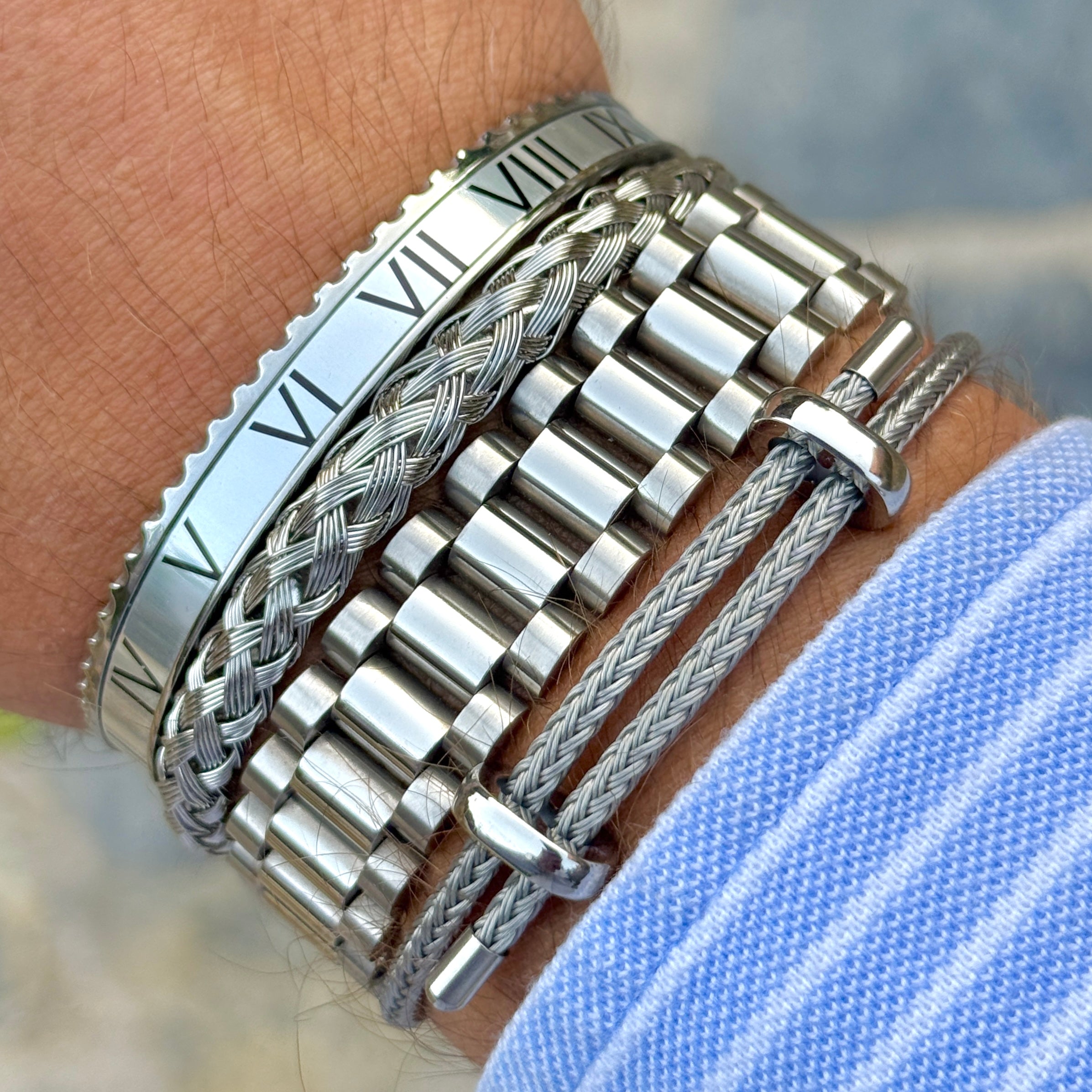 Roman Speed Armband – Silberne Ausführung