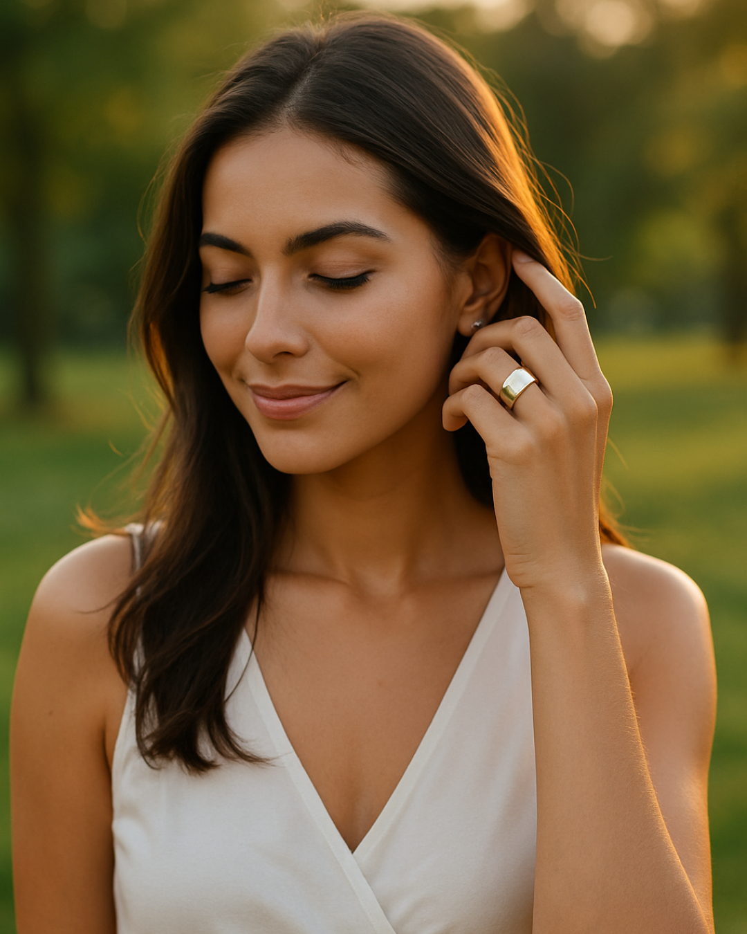 LunaSense™ – KI-Ring für Gesundheit & Balance