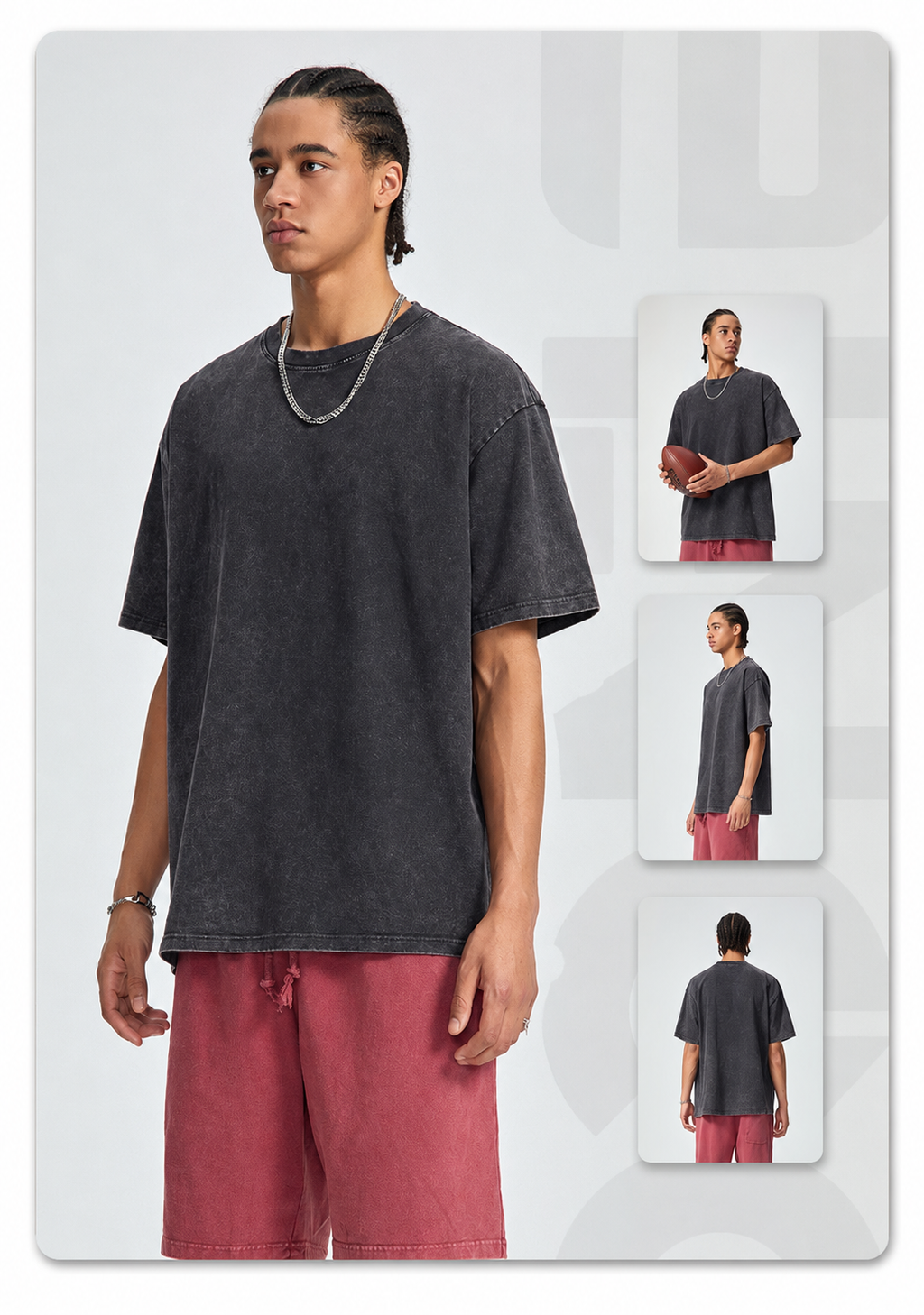 T-Shirt Luca's – Premium Oversized Baumwoll