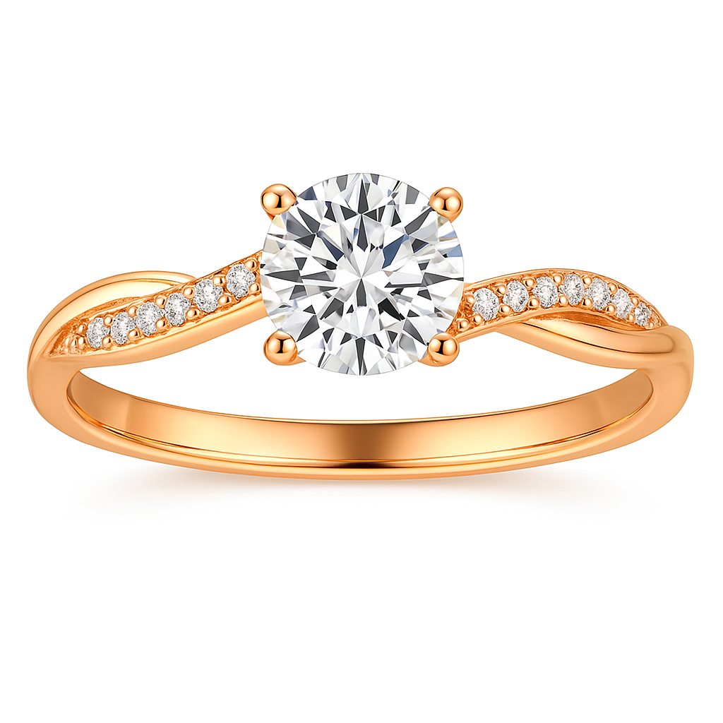 Eleganter Goldring