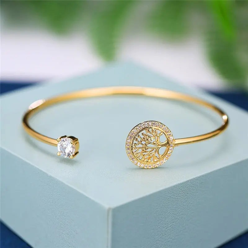 Zeitloses, verstellbares Lebensbaum Armband