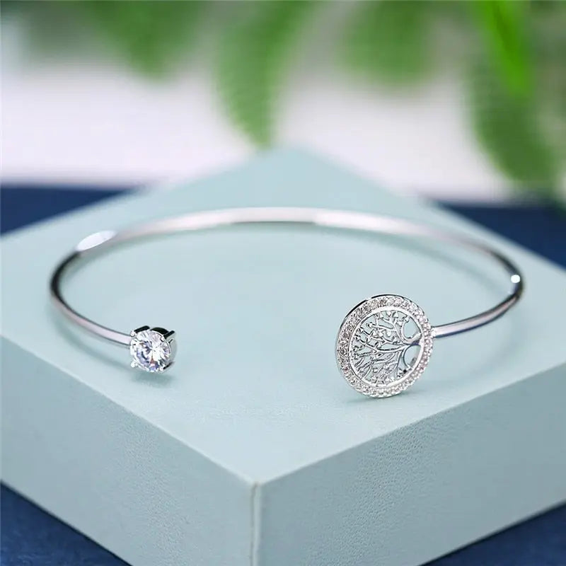 Zeitloses, verstellbares Lebensbaum Armband