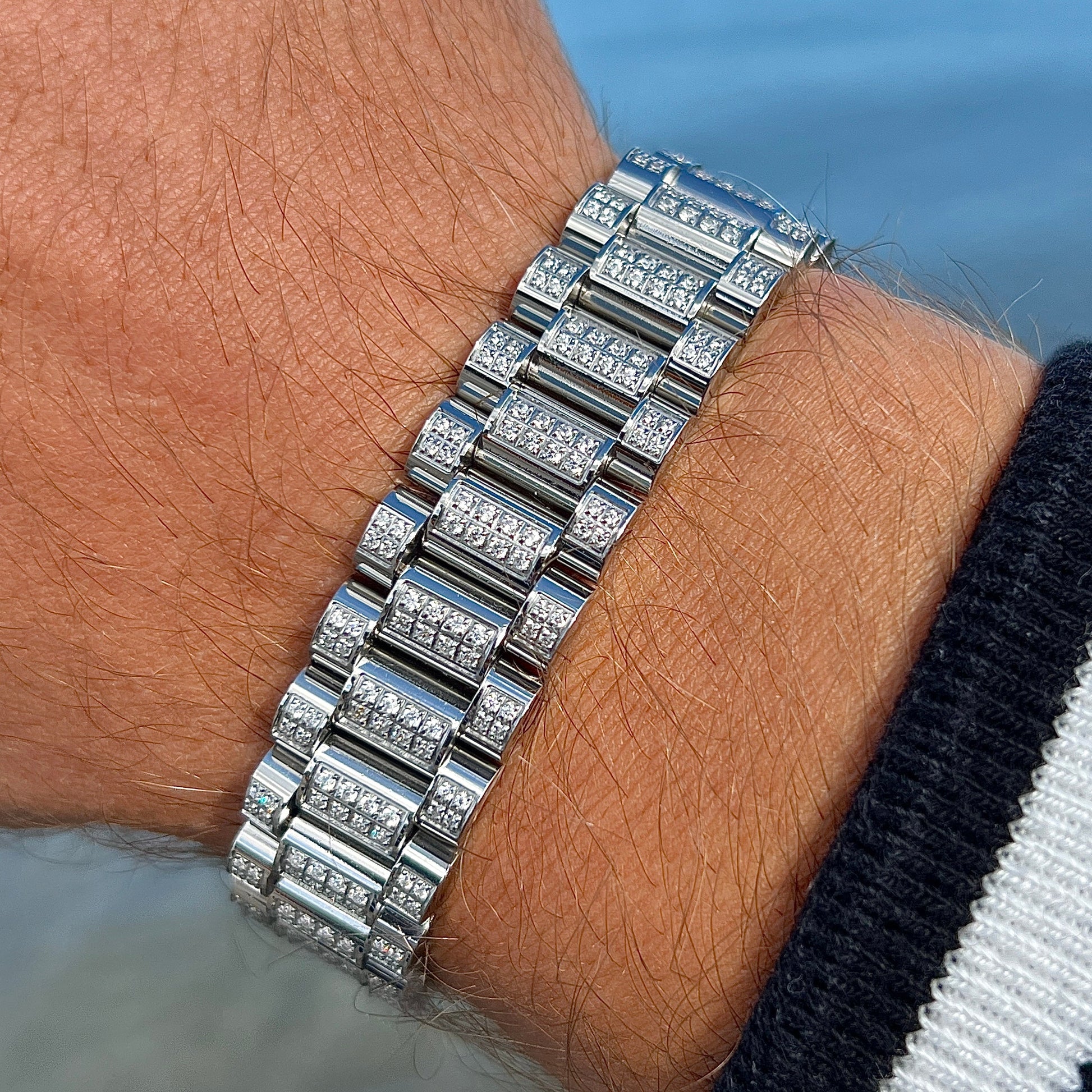 Iced out President armband