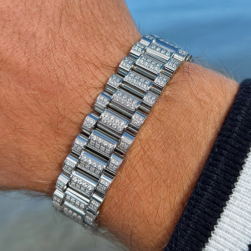 Iced out President armband