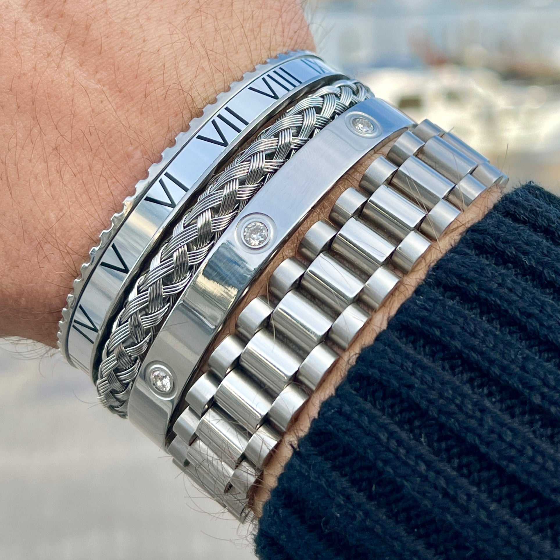 Shiny Trio Cuff