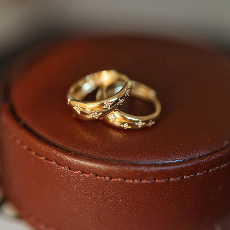 Luxuriöse Gold & Silberohrringe