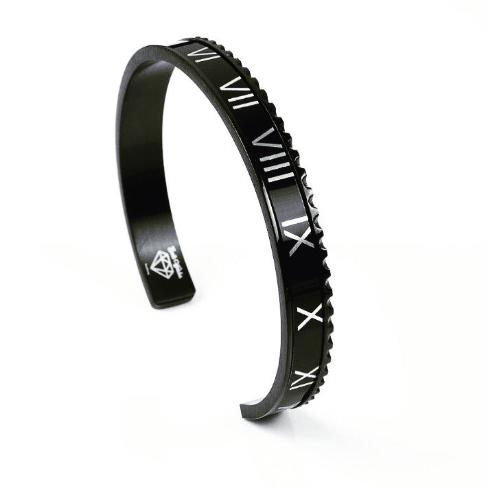 Roman Speed armband deep black bezel style