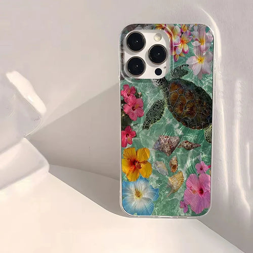 Glossy Coralmist iPhone Case