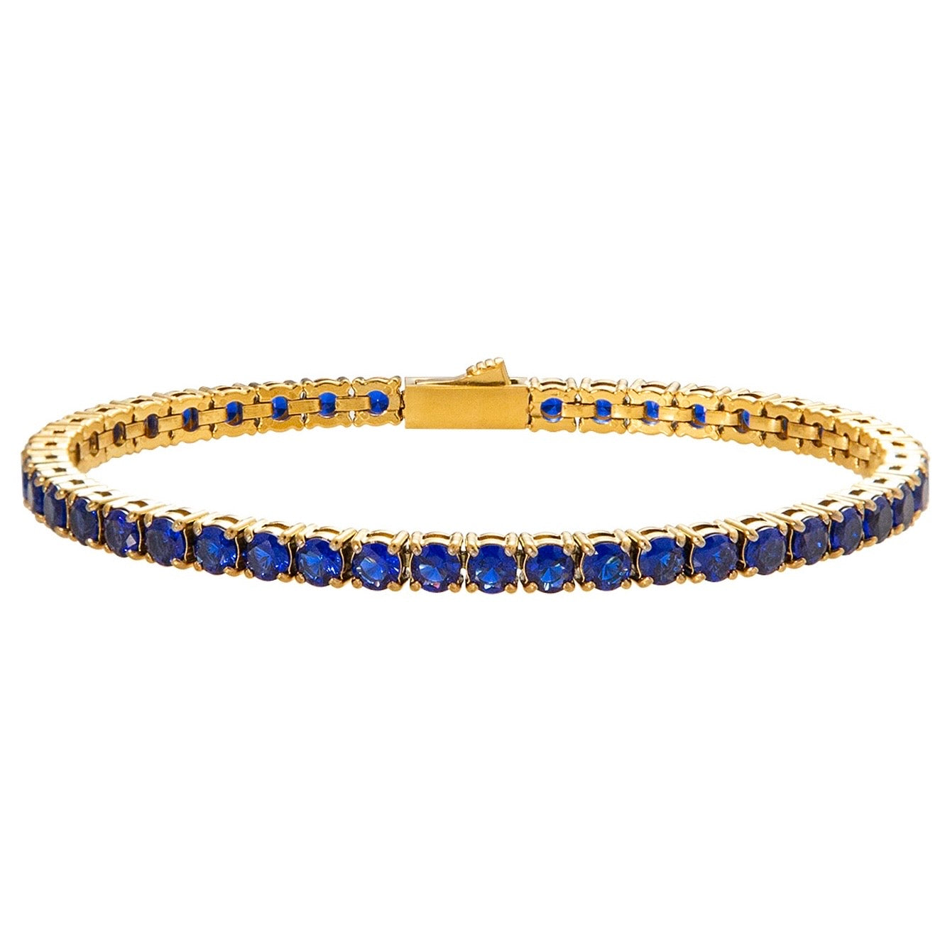 Tennisarmband – Blue 4mm