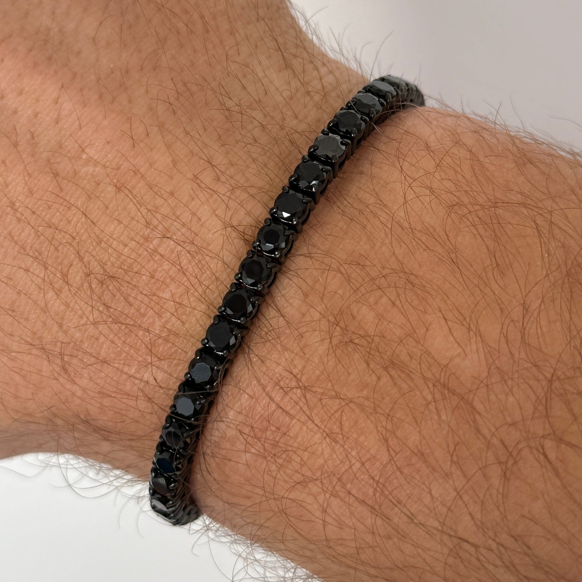 Tennisarmband all black