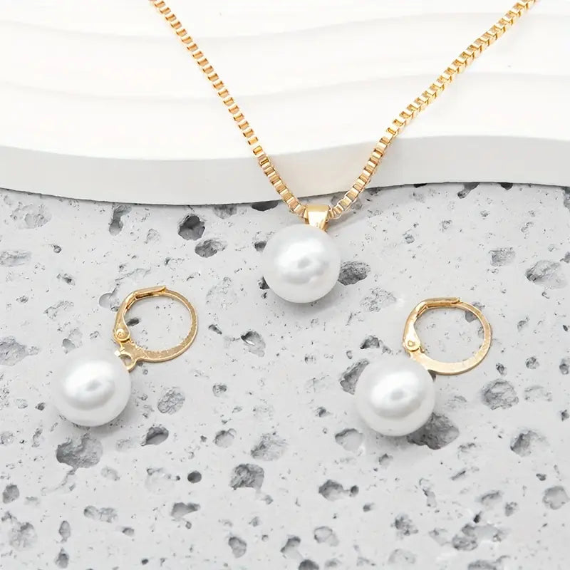 Golden Grace Perlen-Schmuckset