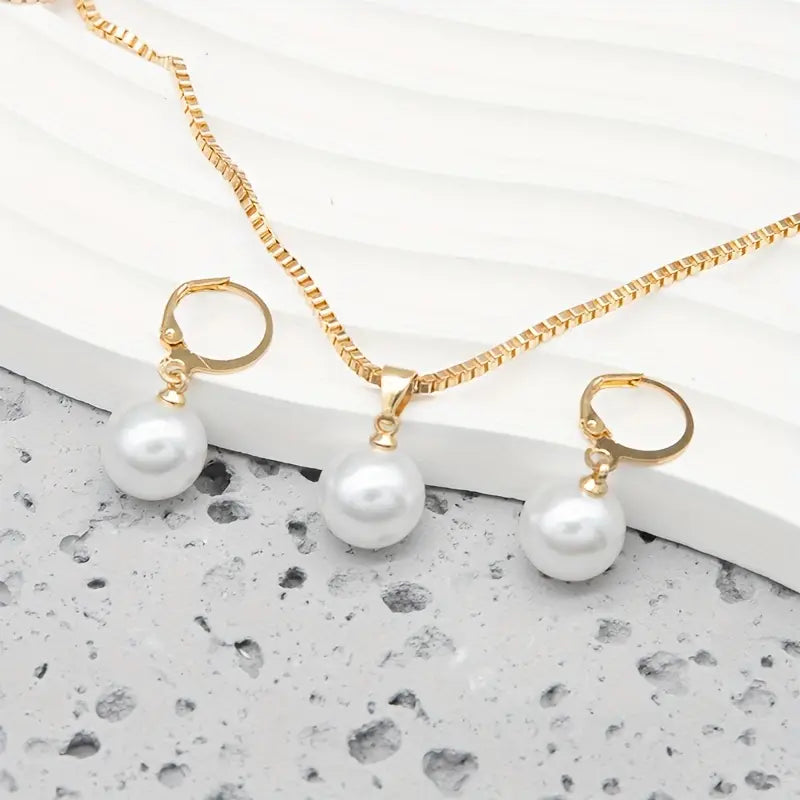 Golden Grace Perlen-Schmuckset