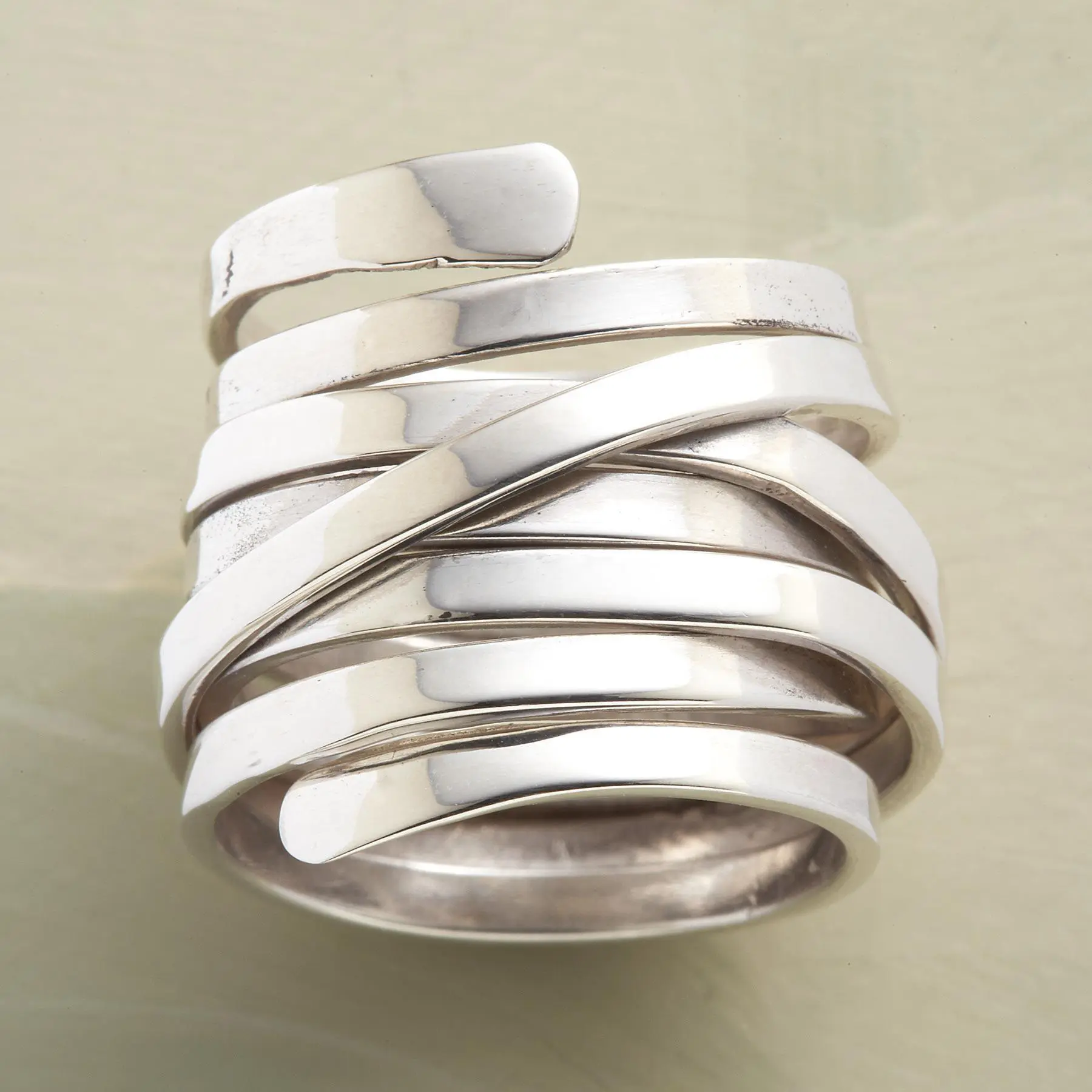 Eleganter silberner Vintage Ring