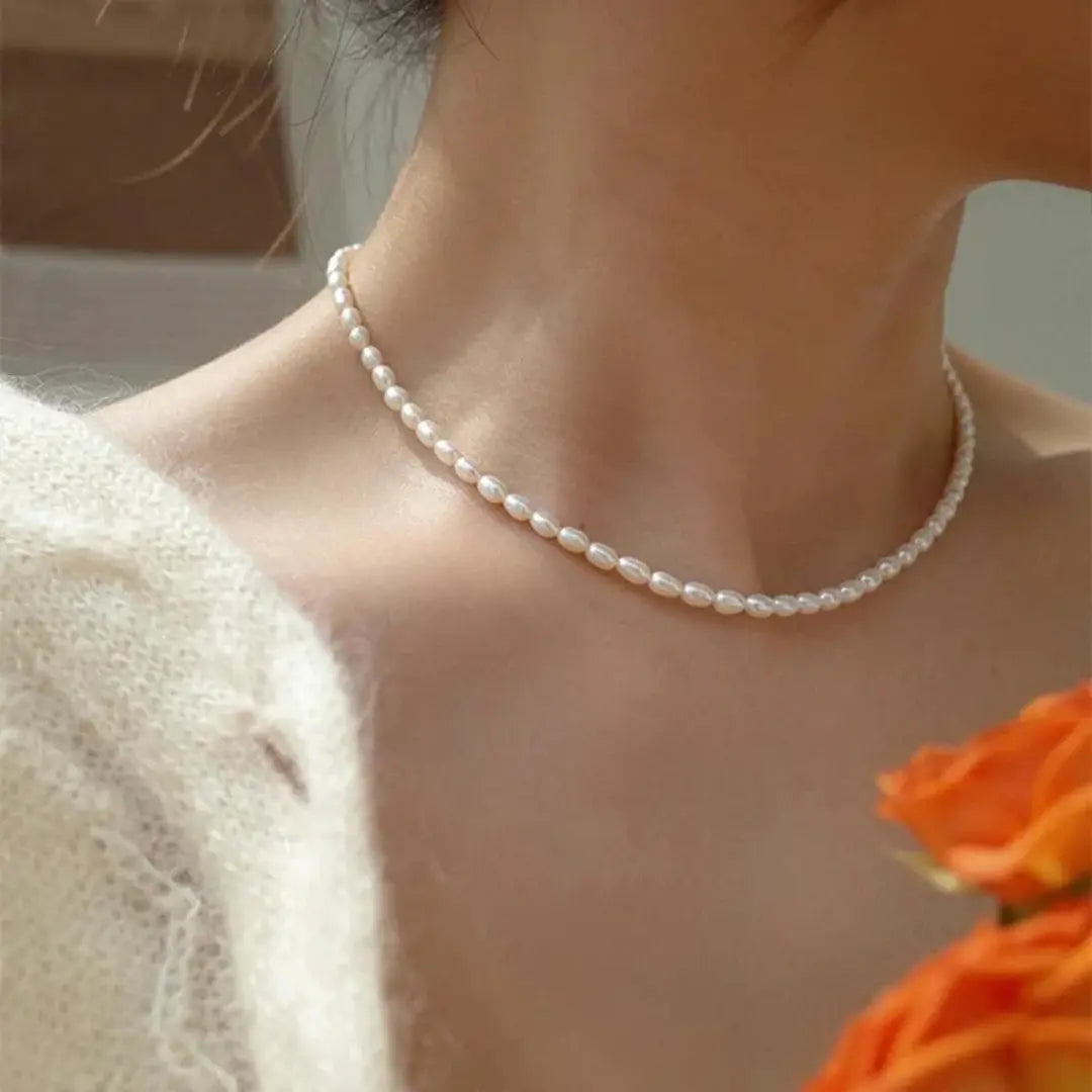 Elegante Perlenhalskette